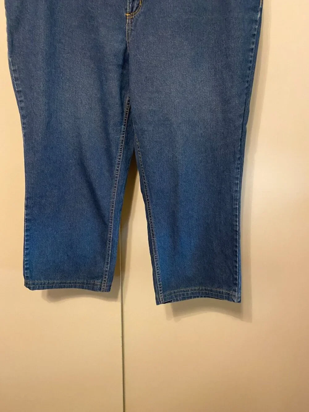 Woman Within, stretch waist, dark wash, jean capri/ankle pants, size 22WP